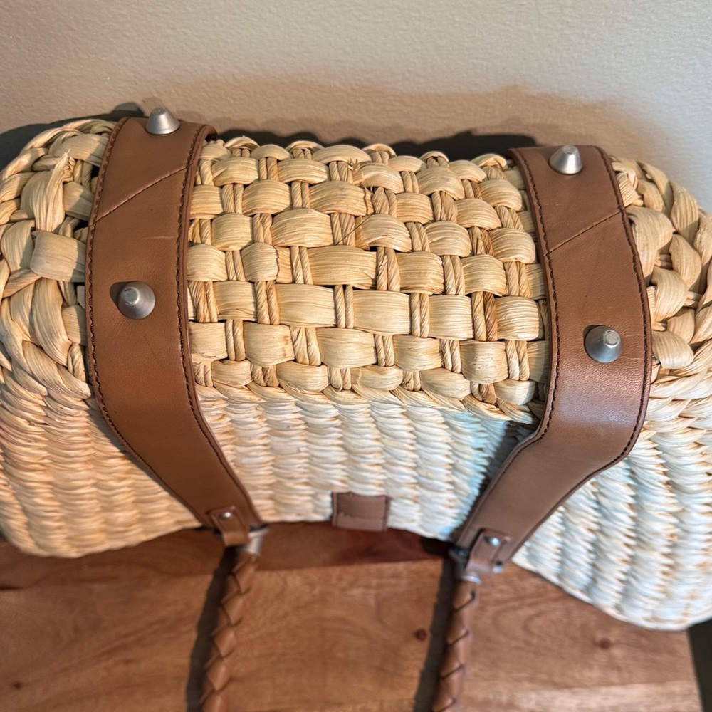 Kate Landry Straw Purse – Gently Used - Picture 6 of 9